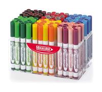 Fibracolor Colormaxi Doppio Tratto 3-6 mm - Multibox 120 Pennarelli in 12 Colori