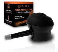 Fibre Cheratina Capelli, Polvere per Capelli Uomo Volumizzante, Copre Diradamento e Stempiature, Effetto Naturale Anti Diradamento, Capelli Più Folti, 27,5 g (Applicatore)