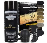 Fibre cheratina per capelli, cheratina per capelli, fibre capelli - Salvathor Duran Kit 3 Pezzi (Fibra 25 g + Applicatore + Pettine) Biondo