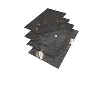 fibre di carbonio, Industrial Carbon Fiber Sheets Cutting Processing Parts Various Finishes(Twill Glossy)