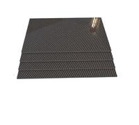 fibre di carbonio, Industrial Carbon Fiber Sheets Cutting Processing Parts Various Finishes(Twill Matte)