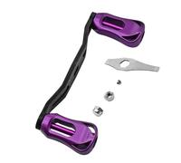 Fibre di carbonio Mulinelli da pesca Maniglia Baitcasting Bobine da pesca Rocker Pesca leggera Parte di ricambio per pesca all'aperto Gocce d'acqua Maniglia per bobina Sostituzione Rocker