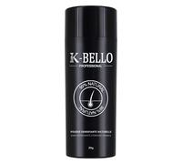 Fibre di cheratina Naturale e Vegan K-BELLO - Polvere anti diradamento per nascondere capelli fini, la calvizie e dare volume istantaneo - Hair Fiber per Uomo e Donna (30g, Bianco)