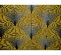 Fibre Naturelle Velluto Art Déco New York Tessuto per Tenda Cuscino