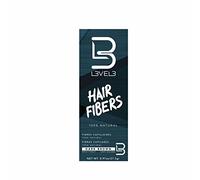 Fibre per capelli di livello 3, coprono macchie calve o diradamento dei capelli, finitura dall'aspetto naturale, copertura grigia istantanea e capelli più spessi (marrone)