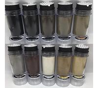 Fibre per la costruzione dei capelli - Polvere colorata a perdita istantanea, nasconde il diradamento per uomini e donne (Marrone scuro)