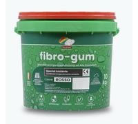 FIBROGUM AMIANTO 5KG -Guaina Liquida Incapsulante Eternit Rossa Certificata