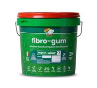 FIBROGUM ORIGINAL - Membrana Impermeabilizzante ad Alte Prestazioni (20 Kg, Rosso)