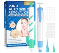 Fibromi Penduli Rimozione Con Doppie Penne, Skin Tag Remover For Wart, Kit Di Verruche Rimozione, Trattamenti Rimuovi Fibroma Pendulo Per Viso Corpo Faccia Mascella Mani, Elimina Verruca Calli Duroni