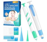 Fibromi Penduli Rimozione Con Doppie Penne, Skin Tag Remover For Wart, Kit Di Verruche Rimozione, Trattamenti Rimuovi Fibroma Pendulo Per Viso Corpo Faccia Mascella Mani, Elimina Verruca Calli Duroni