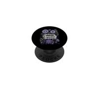 Fibromialgia cronicamente impressionante floreale dolore cronico design PopSockets PopGrip Adesivo