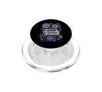 Fibromialgia cronicamente impressionante floreale dolore cronico design PopSockets PopGrip per MagSafe