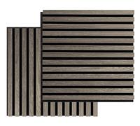 Fibrotech 2344636 Pannelli Quadrati acoustico Quercia, Rovere Grigio