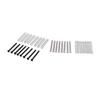 Ficher 16 pezzi M3 x 30 mm chitarra elettrica humbucker pickup regolare altezza vite e molle - 8 pezzi e 8 pezzi nero