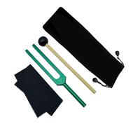 Ficher Diapason a 528 Hz, per la guarigione dei chakra, terapia del suono, mantiene corpo, mente e in durevole, facile da installare, facile da usare, verde