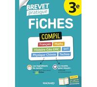 Fiches Compil 3e: Français, Maths, Histoire-Géo-EMC, SVT, Physique-Chimie, Techno