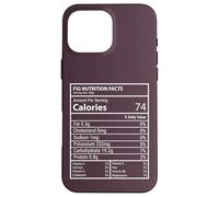 Fichi Nutrizionali Divertente Grafico Minimo Frutta Design Custodia per iPhone 16 Pro Max
