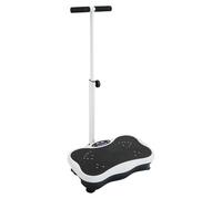 Fichiouy Piastra vibrante con corrimano - 120 livelli di velocità, 10 modalità di allenamento, portata 150 kg, allenamento completo per fitness, costruzione muscolare e bruciare i grassi
