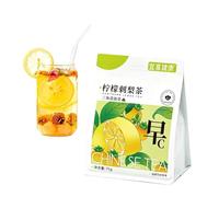 Fico, frutto di cactus e tè al limone, un frutto estivo, confezione triangolare da 75 g (5 g*15 buste), può essere preparato freddo o caldo(2pcs)