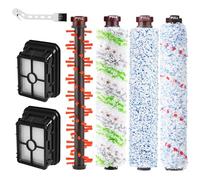 Fictezlove Accessori per Bissell Crosswave 3 in 1,4 Spazzole a Rullo e 2 Filtri di Ricambio e 1 Spazzola per Aspirapolvere Bissell CrossWave 17132 2225N 1785 1866F 1868F 2303 2306A 2306 Series