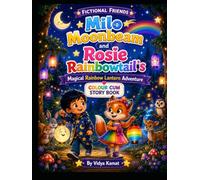 Fictional Friends: Milo Moonbeam and Rosie Rainbowtail's Magical Rainbow Lantern Adventure A Magical Story and Colouring Book for Kids Ages 6-9
