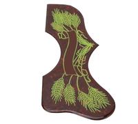 Fictory Battipenna per chitarra acustica, motivo orzo, facile da installare, design resistente da 2 mm, perfetto per J200, migliora stile e protezione
