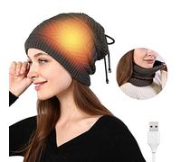 Fictory Cappello riscaldato elettrico, calore alimentato tramite USB, perfetto per attività invernali all'aperto, Colore immagine, 1