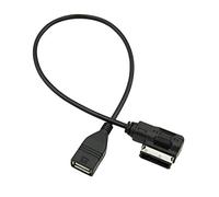 Fictory Cavo adattatore AMI MMI AUX, Adattatore cavo interfaccia musicale, Interfaccia musicale USB AMI MMI Adattatore cavo AUX MP3 per A3 S4 A5 S5 A6 S6 A7 A8 Q5 Q7 R8