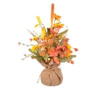 Fictory Centrotavola autunnale del Ringraziamento con mini albero e margherita composizione floreale per la decorazione della casa autunnale