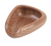 Fictory Ciotola per pesare chicchi di caffè, in legno di noce, fondo antiscivolo, vassoio dosatore preciso per casa e bar, strumento accurato da barista