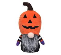 Fictory Decorazione di Halloween con cappello di mostro di zucca, statuetta di vecchio senza volto, bambola carina spettrale per la decorazione della casa e delle feste