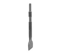 Fictory Fictory - Scalpello per rimozione scanalature, per muratura, cemento, mattoni, pietra e piastrelle, con gambo esagonale per trapano a percussione, punta piatta larga