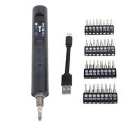 Fictory Mini cacciavite elettrico, utensile elettrico a torsione di precisione, risolve le sfide di riparazione del telefono, design compatto, nero