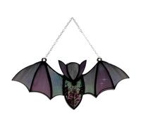 Fictory Ornamento d'attaccatura acrilico del pipistrello variopinto per la decorazione di Halloween della