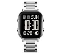 Fictory Orologio digitale impermeabile: cronometro preciso, doppio fuso orario, retroilluminazione, perfetto per lo sport e i viaggi, non perdere mai un momento, durevole e conveniente, rosa oro