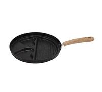 Fictory Padella antiaderente 3 in 1 per bistecca all'uovo, fornello multifunzionale per pasti a casa facili, design diviso per una cottura rapida, essenziale da cucina a prezzi accessibili