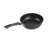 Fictory Padella in acciaio inox da 20 cm, antiaderente per una cottura veloce e uniforme, manico ergonomico per il massimo comfort, facile da pulire, perfetta per pancetta, bistecca, cipolla