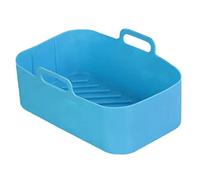 Fictory Pentola in silicone per friggitrice ad aria, fodere a doppio cestello per uso alimentare, accessori da cucina facili da pulire, compatibile con friggitrici ad aria a doppio cestello da 8QT