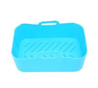 Fictory Pentola in silicone per friggitrice, cestello antiaderente riutilizzabile, compatibile con Ninja DZ201 Foodi 8QT, facile da pulire, soluzione di cottura conveniente, blu