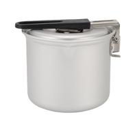 Fictory Pentola per latte portatile in alluminio, riscaldamento rapido, piccolo vaso da campeggio, design pieghevole per escursioni all'aperto, cucina zaino in spalla, leggero e compatto per viaggiare