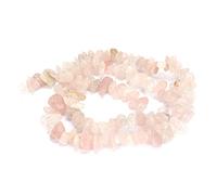 Fictory Perline di quarzo rosa fai da te per la creazione di gioielli, crea braccialetti e orecchini unici, forniture artigianali convenienti