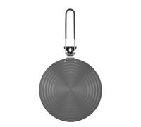 Fictory Piastra di conduzione del calore in lega di alluminio, diffusore superiore per una cottura uniforme, piastra antiscivolo con manico, protezione fiamma a risparmio energetico, 28 cm