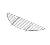 Fictory Piccola griglia di raffreddamento semicircolare, in acciaio inossidabile 304, previene la bruciatura, multiuso per cuocere e filtrare, durevole e resistente alla ruggine, perfetta per chef