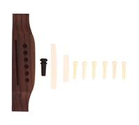 Fictory Piroli per ponte di chitarra in palissandro, migliorano la qualità del suono, facili da installare, durevoli per la manutenzione della chitarra acustica