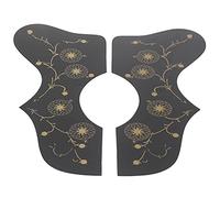 Fictory Plettri per chitarra, protezione antigraffio, facili da installare, in plastica resistente, migliorano l'aspetto della chitarra, protezione completa, colore nero