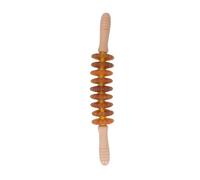 Fictory Rullo massaggiatore a 9 ruote, allevia il dolore muscolare, riduce la cellulite, strumento terapeutico portatile, giallo