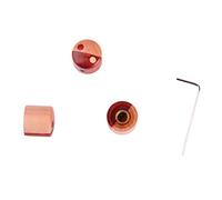 Fictory Set di 3 manopole di controllo per chitarra, facile regolazione del volume e del tono, bel design, legno e metallo durevoli, installazione rapida per prestazioni migliorate della chitarra