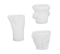 Fictory Set di stampi in silicone 3D con fantasma di Halloween, kit fai da te per la creazione di candele a forma di teschio di zucca, crea decorazioni uniche per le vacanze, include disegni carini