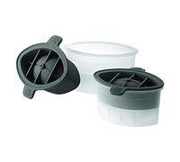 Fictory Stampi per ghiaccio a forma di calcio, vassoi in silicone per bevande estive, per creare divertenti ghiaccioli a tema sportivo, rilascio facile, design durevole e flessibile