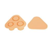 Fictory Stampo cilindrico per cubetti di ghiaccio, stampo in silicone a rilascio facile con coperchio, 3 pezzi, per bevande, caffè, cocktail, marrone, mantiene le bevande fredde più a lungo, nessuna